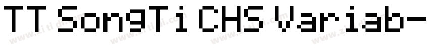 TT SongTi CHS Variab字体转换